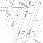 TTR90E Передняя вилка