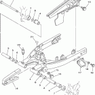 TW200 Бугель (задний рычаг)