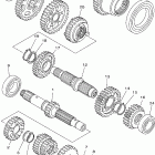 V STAR 1100 CUSTOM-XVS1100RC/XVS1100R Трансмиссия