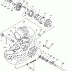 TW200 Заднее колесо