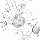 TW200 Головка цилиндра