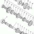 VIRAGO 250-XV250VC/XV250V Трансмиссия