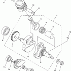 TTR125LX Коленчатый вал и Поршень
