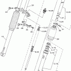 TTR125LEV/TTR125EV Front fork lev 1b2f