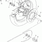 WR250FV Заднее колесо