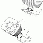 VIRAGO 250-XV250VC/XV250V Цилиндр