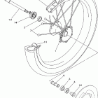 TTR250 Переднее колесо