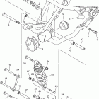V STAR 1100 CUSTOM-XVS11XC-B/XVS11X-B Задний рычаг подвески