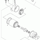 TTR250 Стартер электрический
