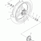 FJR1300  FJR13AEW/FJR13AEWC Переднее колесо