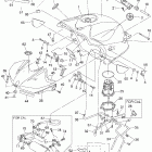 R6 50th Anniversary-YZFR6SPVC/YZFR6SPV Топливный бак