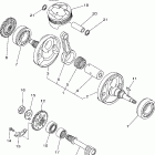 YZ250F Коленчатый вал и Поршень