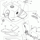 XT225TC/XT225T Топливный бак
