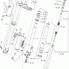 WR250FT Передняя вилка