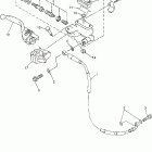 YZ450FT Главный тормозной цилиндр,передний