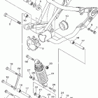 V STAR 1100 CUSTOM-XVS1100RC/XVS1100R Задний рычаг подвески