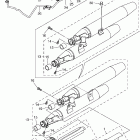V-STAR SILVERADO-XVS1100ATT/XVS1100ATT Выхлопная система