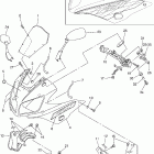 FZS1000TC/FZS1000T Обтекатель 1