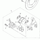 FJR1300S/FJR1300SC Задний суппорт тормозной