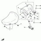 VIRAGO XV250PC/XV250P Сидение