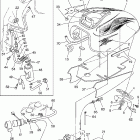 V STAR MIDNIGHT CUSTOM-XVS650TC/XVS650T Топливный бак