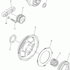 WR250FT Муфта стартера