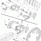 YZ250T1 Задний суппорт тормозной