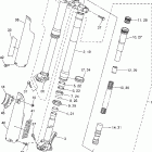 YZ450FT Передняя вилка