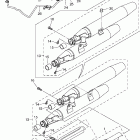 V STAR 1100 CLASSIC-XVS1100AS/XVS1100ASC Выхлопная система