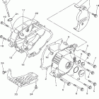 TTR90E Крышка картера двигателя