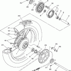 TTR225S/TTR225SC Заднее колесо