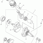 TTR125 Коленчатый вал и Поршень