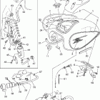 V STAR 650 SILVERADO-XVS650ATSC/XVS650ATS Топливный бак