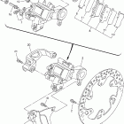 WR450F Задний суппорт тормозной