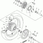 TTR125 Заднее колесо