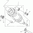 TW200 Задняя подвеска