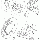 WR450F Передний тормозной суппорт