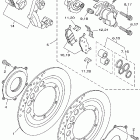 V STAR 1100 CUSTOM-XVS1100RC/XVS1100R Передний тормозной суппорт