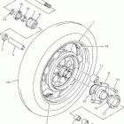 ROYAL STAR VENTURE-XVZ13TFRC/XVZ13TFR Заднее колесо