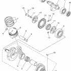 TTR225S/TTR225SC Коленчатый вал и Поршень