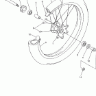 WR450F Переднее колесо