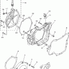 YZ125 Крышка картера двигателя