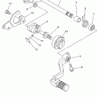 YZ125N Вал переключения