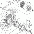 VIRAGO 250-XV250SC/XV250S Заднее колесо
