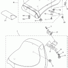 V STAR 1100 CUSTOM-XVS1100SC/XVS1100S Сидение