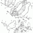 WR450F Крышка картера двигателя