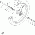 TTR225S/TTR225SC Переднее колесо