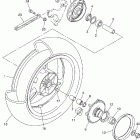FJR1300ASC/FJR1300AS Заднее колесо