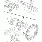 YZ 125 Задний суппорт тормозной
