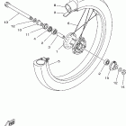 XT225RC/XT225R Переднее колесо